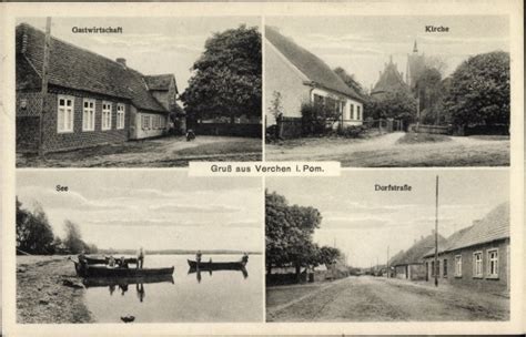 Ansichtskarte Postkarte Verchen Demmin In Vorpommern Kirche