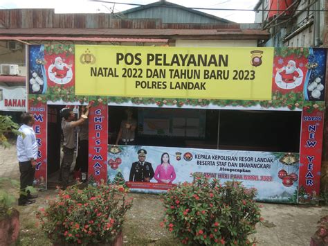 Polsek Ngabang Siapkan Poskotis Pengamanan Natal Dan Tahun Baru