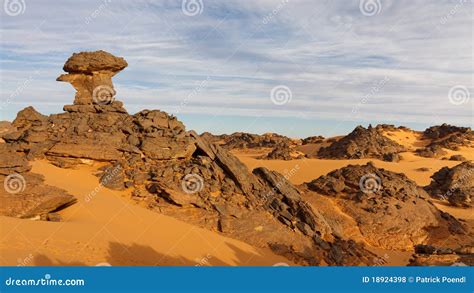 Akakus Acacus Mountains Sahara Libya Stock Photo Image Of