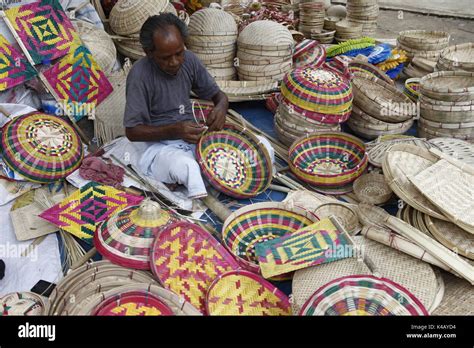 A Traditional Bamboo Made Handicrafts Shop In Bangla Academy Premises