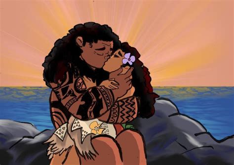 Moana X Maui By Walkirie01 On Deviantart Modern Disney Characters