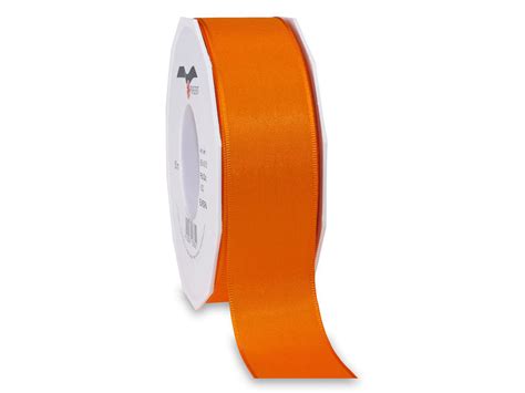 Taftband Europa 40 Mm Orange Online Shop Mit Mein Wollstudio