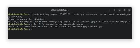 Fixing Key Is Stored In Legacy Trusted Gpg Keyring Issue In Ubuntu