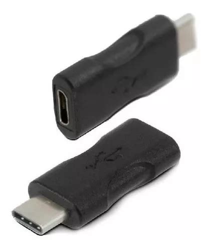 Adaptador Con Conector Tipo C Macho A Micro Usb 2 0 Hembra Cuotas Sin