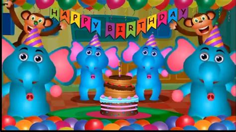 Happy Birthday Song | Nursery Rhymes for kids - YouTube