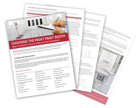 Free Workbook Choosing The Right Paint Booth Global Finishing Solutions