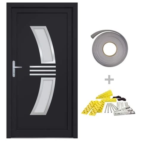 Zerodis Porte D Entr E Anthracite X Cm Pvc Ab Re