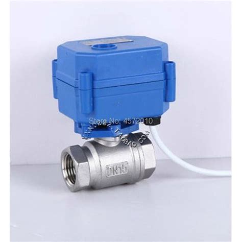 Dn20 34 Stainless Steel Motorized Ball Valve 1 Inch Dc5v 12v 24v Ac220v Electrical Ball