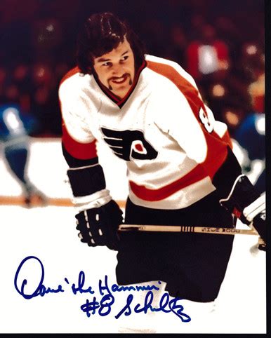 Dave Schultz Signed 8" X 10" Glossy Photo