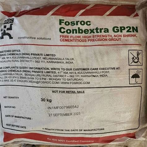 Fosroc Conbextra Gp N Kg Waterproofing Chemical Powder At Rs Bag