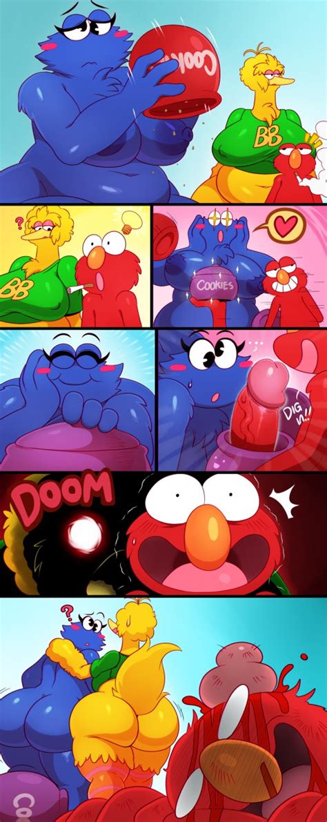 Rule 34 Ass Avian Big Bird Big Butt Big Penis Bird Breasts Clothing Comic Cookie Monster Elmo