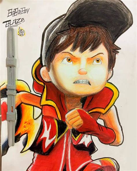 Boboiboy blaze by Kavyakk23 on DeviantArt