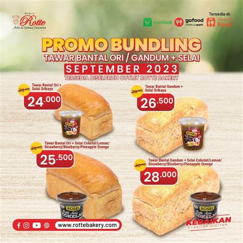 Promo September 2023 Promo Bundling Roti Tawar Ori Dan Roti Tawar