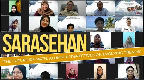 Sarasehan Alumni Dosen Dan Mahasiswa Ps S Matematika Fmipa Unmul