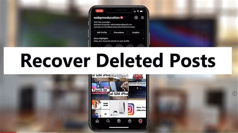 How To Recover Restore Deleted Instagram Posts And Stories Youtube