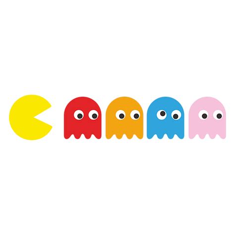 Autocollant Pac Man et les Fantômes WebStickersMuraux