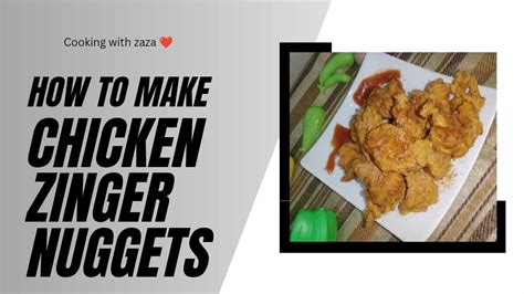 Chicken Zinger Nuggets 😋😋 Kfc Style Chicken Popcorn Simple And Easy Recipe By Cooking With