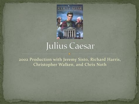 Ppt Julius Caesar Powerpoint Presentation Free Download Id 4454880