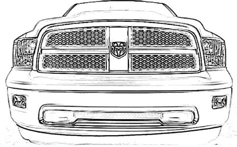 Dodge Ram Coloring Pages Coloring Pages