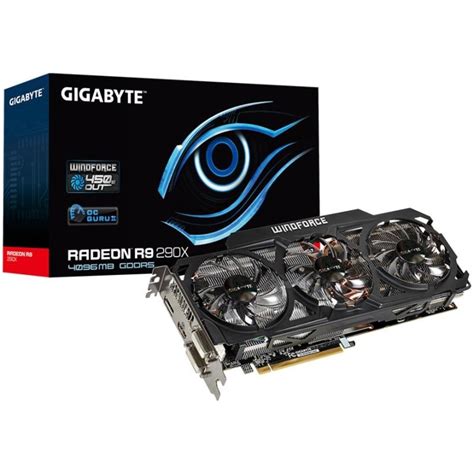 Placa De Vídeo Amd Radeon R9 290x 4gb Pci E Gigabyte Windforce Gv R929xwf3 4gd Waz