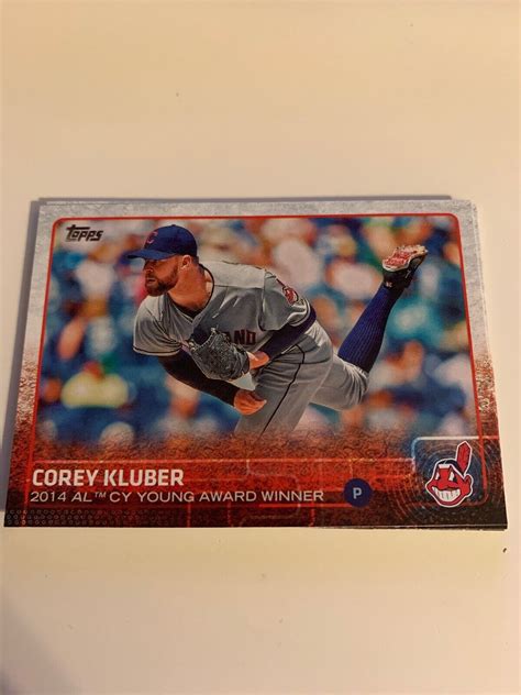 Topps Series Corey Kluber Cleveland Indians Hl Ebay