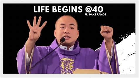 LIFE BEGINS 40 Matthew 4 1 11 Homily Fr Daks Ramos YouTube