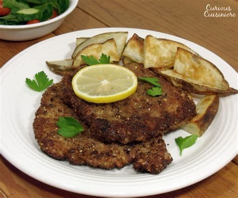 Traditional German Pork Schnitzel • Curious Cuisiniere