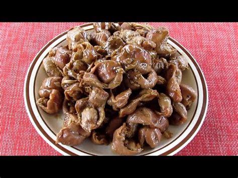 Adobong Balunbalunan Chicken Gizzard Adobo Simple Recipe Youtube