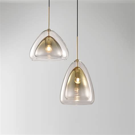 Futuristische Glass Pendant Light Vakkerlight