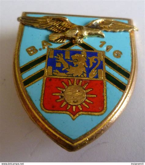 Armée de l air INSIGNE BA 116 LUXEUIL BASE AERIENNE DRAGO PARIS A 596