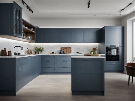 Blue Hues: Incorporating Blue Grey Kitchen Cabinets into Your Home ...