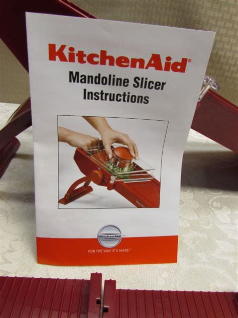 Lot Detail Kitchenaid Mandoline Slicer Set In Original Box