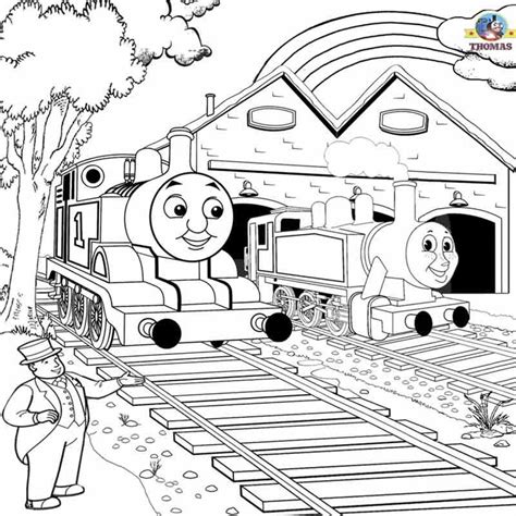 29 best images about thomas colouring pages on Pinterest