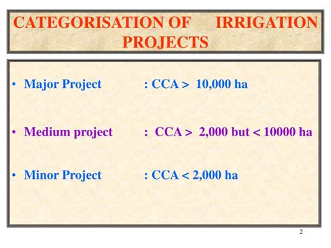 Ppt Presentation On Completion Of Irrigation Projects Powerpoint