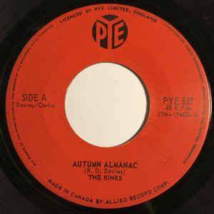 The Kinks Autumn Almanac Act Nice And Gentle Vinyl Discogs