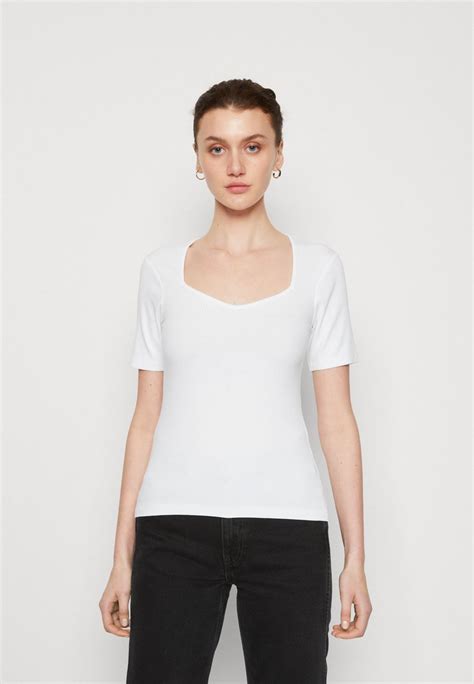 Mbym Zion T Shirt Basic White Wit Zalando Nl