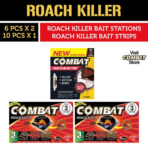 Infestation Prevention Bundle Combat Roach Killer Bait Stations 6PCs