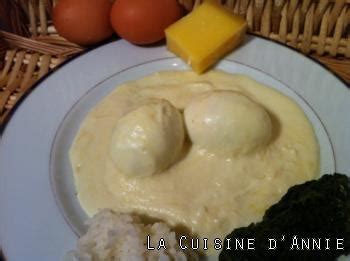 Recette Oeufs à la sauce Béchamel La cuisine familiale Un plat Une