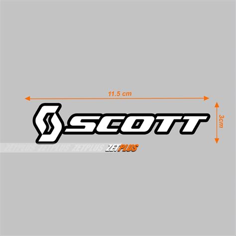 Jual Stiker Scott Sticker Vinyl Grafftact Racing Motocross Sepeda Mtb