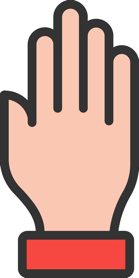 hand icon vector image suitable  mobile apps web apps  print