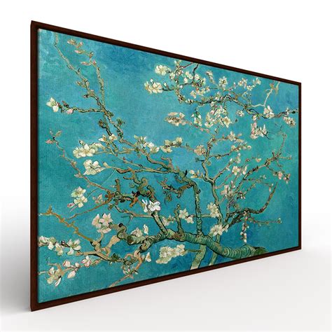 Quadro Retangular Vincent Van Gogh Flor De Amendoeira Li Decor