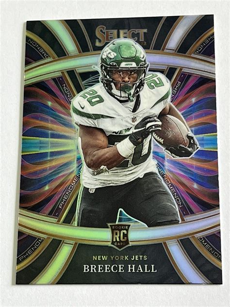 2022 Panini Select Breece Hall RC Phenomenon Insert Silver PHE 19 EBay