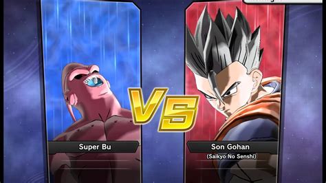 Xenoverse Requested Match Pc Super Bu Vs Gohan Saikyo No Senshi