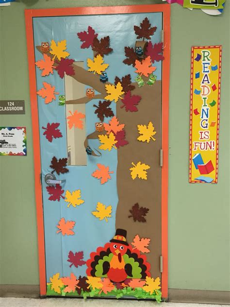 Classroom Door Decoration Fall Decoraci N De Puerta Oto O Halloween