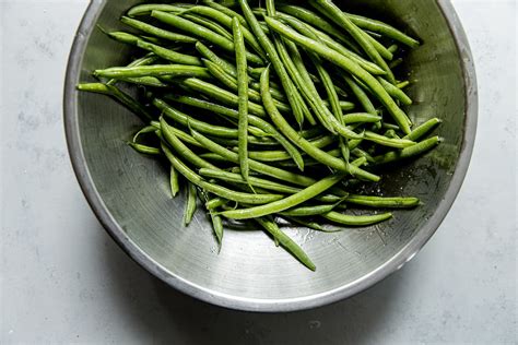 Charred Green Beans With Cilantro Vinaigrette Grilled Green Beans A