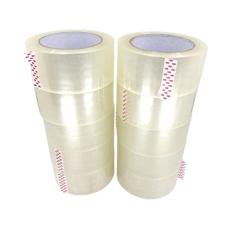 72 Rolls 2 Mil Carton Sealing Clear Packing Tape Box Shipping 2 X 55