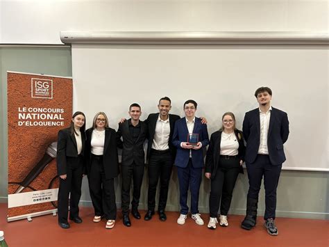 Le concours d éloquence à l ISG Sport Business Management