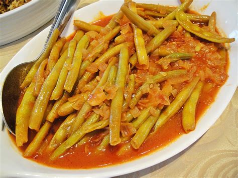 Maryam S Culinary Wonders Green Beans In Tomato