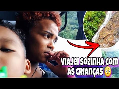 VIAJANDO SOZINHA TRES CRIANÇAS Indo pra outra cidade YouTube