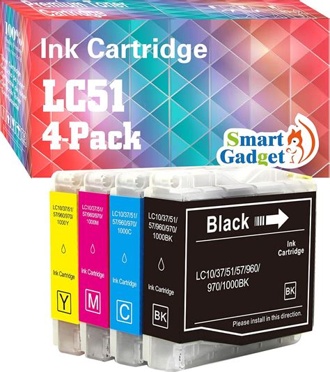 Pack De Cartuchos De Tinta Compatibles Con Brother Lc Lc A